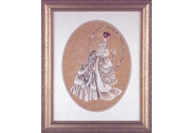  LL9 The Bride//Невеста. Схема для вышивки крестом на бумаге Lavender & Lace