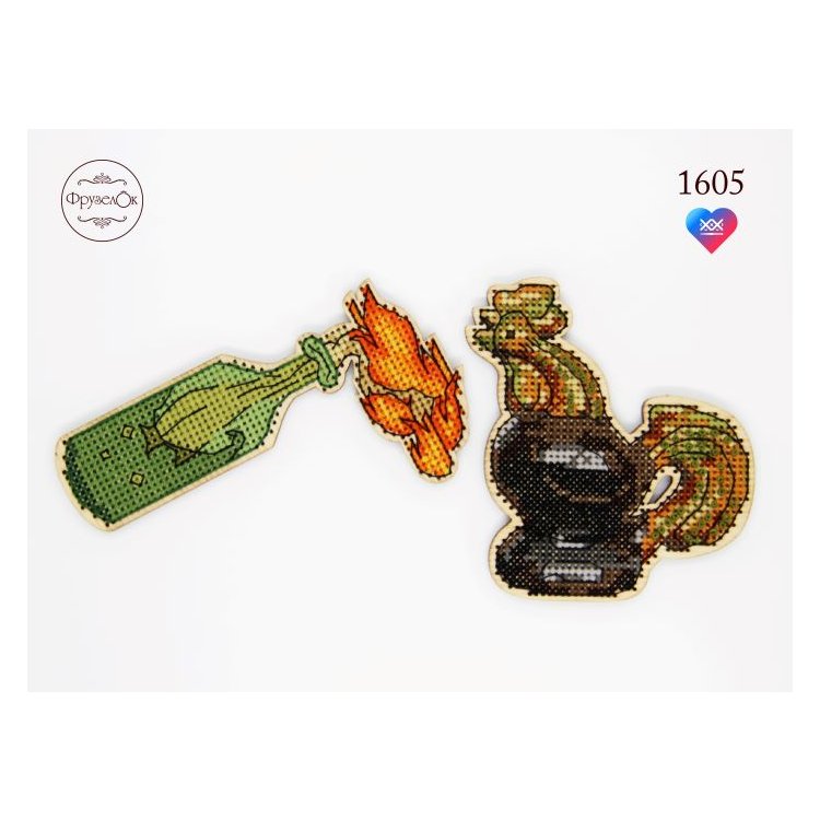 1605 Несокрушимый. Набор для вышивки крестом Фрузелок - 1