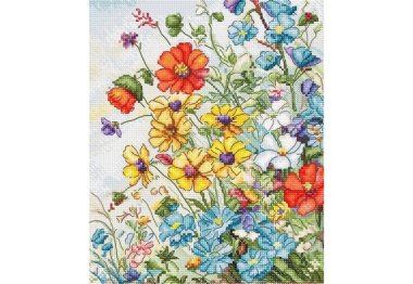  Набор для вышивки крестиком L8091 Wildflowers/Fleurs sauvages. Letistitch