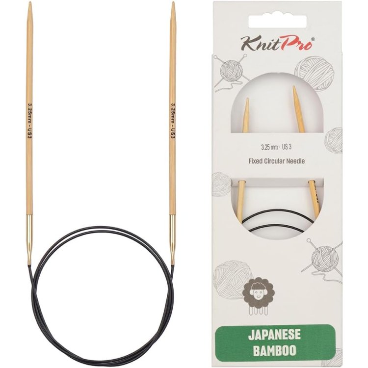 22277 Спицы круговые Bamboo KnitPro, 100 см, 3.25 мм - 1