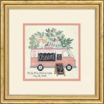 70-65233 Набір для вишивання хрестиком &quot;Wedding cheers&quot; &quot;Весільні вітання&quot; DIMENSIONS - 1