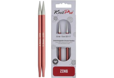 спицы для вязания 47506 Спицы съемные Zing KnitPro, 5.50 мм