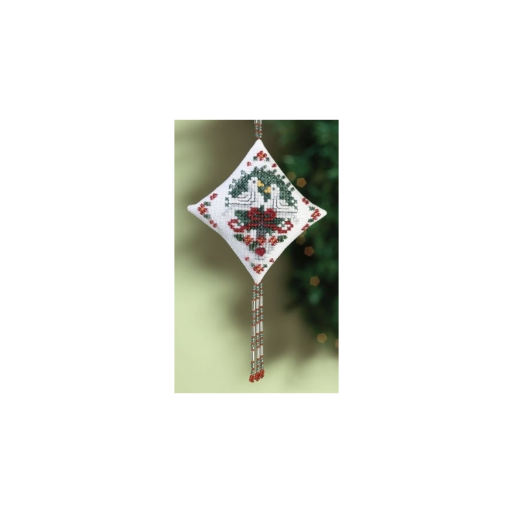 MH220304 Голуби. Набор для вышивки в смешанной технике Mill Hill - 1