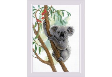  2082 Милая коала. Набор для вышивки крестом Riolis