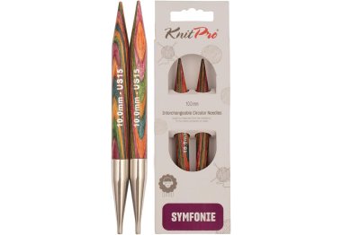 спиці для в'язання 20411 Спиці знімні Symfonie Wood KnitPro, 10.00 мм