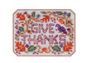 вышивка гладью MH182222 Не забывай благодарить. Набор для вышивки в смешанной технике Mill Hill