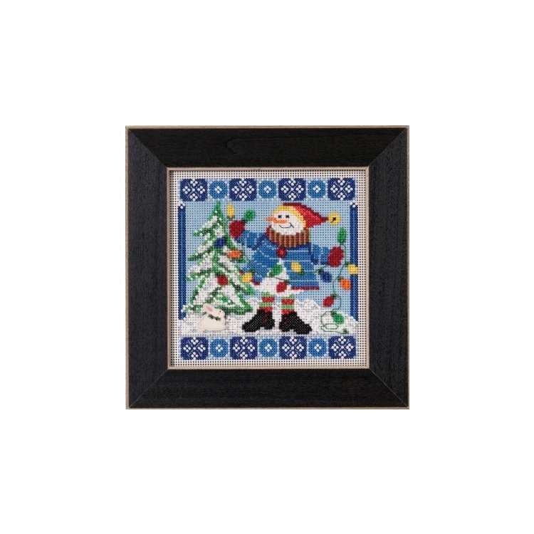 MH145303 Мистер Джек Фрост. Набор для вышивки в смешанной технике Mill Hill - 1