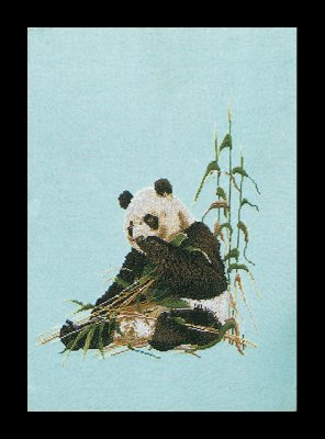 937 Panda Linen. Набор для вышивки крестом Thea Gouverneur - 1