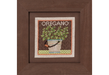 вишивка гладдю DM302112 Орегано. Набір для вишивки в змішаній техниці Mill Hill