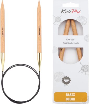 35366 Спицы круговые Basix KnitPro, 150 см, 9.00 мм - 1 35366 Спицы круговые Basix KnitPro, 150 см, 9.00 мм - 1