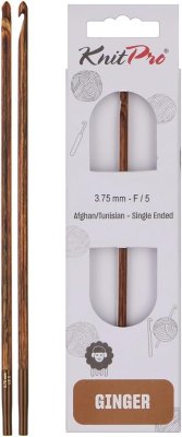 31274 Крючок односторонний тунисский съемный Ginger KnitPro, 3.75 мм - 1