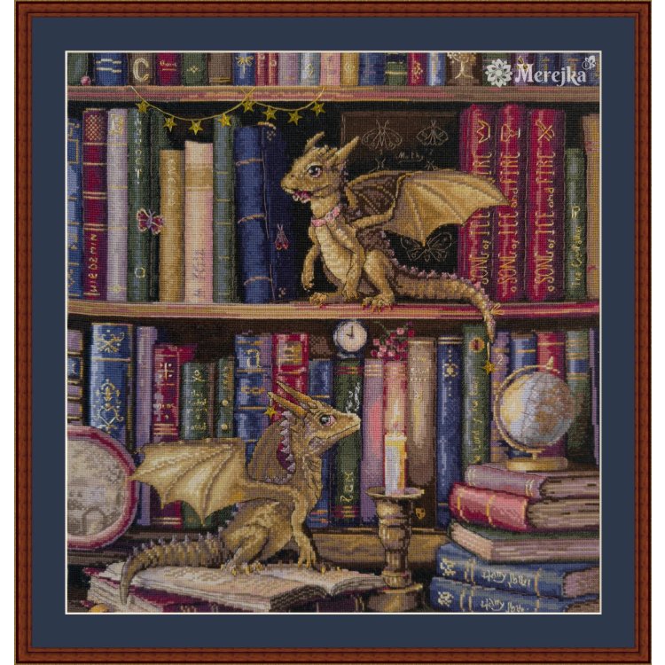 K-266 Охотники за молью. Набор для вышивки крестом Мережка - 1