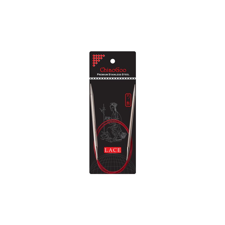 Спицы круговые Red Lace 100см 15мм арт. 7040-19 ChiaoGoo - 1