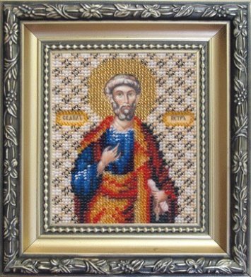 Б-1050 Икона апостол Петр Набор для вышивки бисером - 1