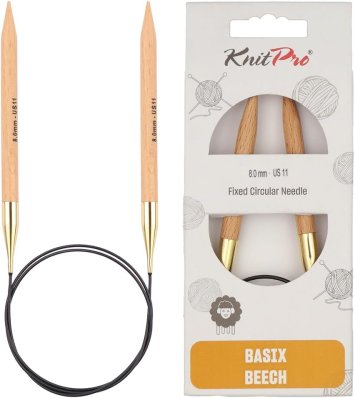 35335 Спиці кругові Basix KnitPro, 80 см, 8.00 мм - 1 35335 Спиці кругові Basix KnitPro, 80 см, 8.00 мм - 1
