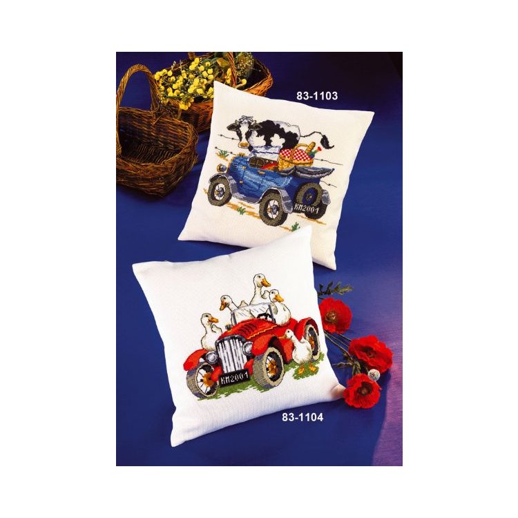 83-1103 Автомобиль. Набор для вышивания крестом PERMIN - 1