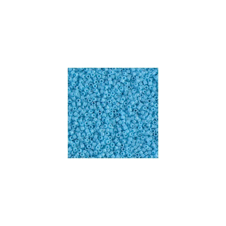 DB-725 Бісер Miyuki Delica Beads 11/0 (натуральний, блакитний) - 1
