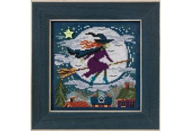 вишивка гладдю MH143204 Шлях відьми. Набір для вишивки в змішаній техніці Mill Hill