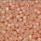 DB-207-1 Бісер Miyuki Delica Beads 11/0 (натуральний персиковий з райдужним напиленням) - 1