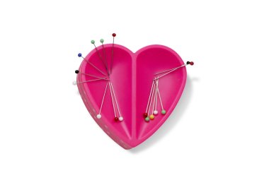 голки для вишивання 610284 Love Магнітна голечниця "Серце" рожева Prym