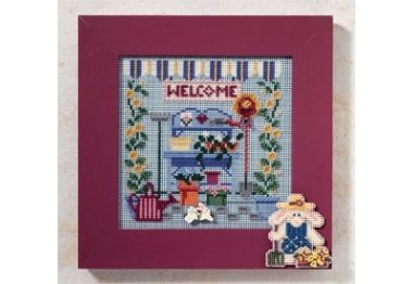 вышивка гладью MH146101 Курень в саду. Набор для вышивки в смешанной технике Mill Hill