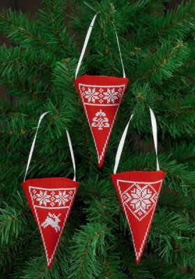 01-4275 Конус. Набір для вишивання хрестом PERMIN - 1 01-4275 Конус. Набір для вишивання хрестом PERMIN - 1