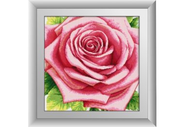  30360 Розовая роза. Набор для рисования камнями