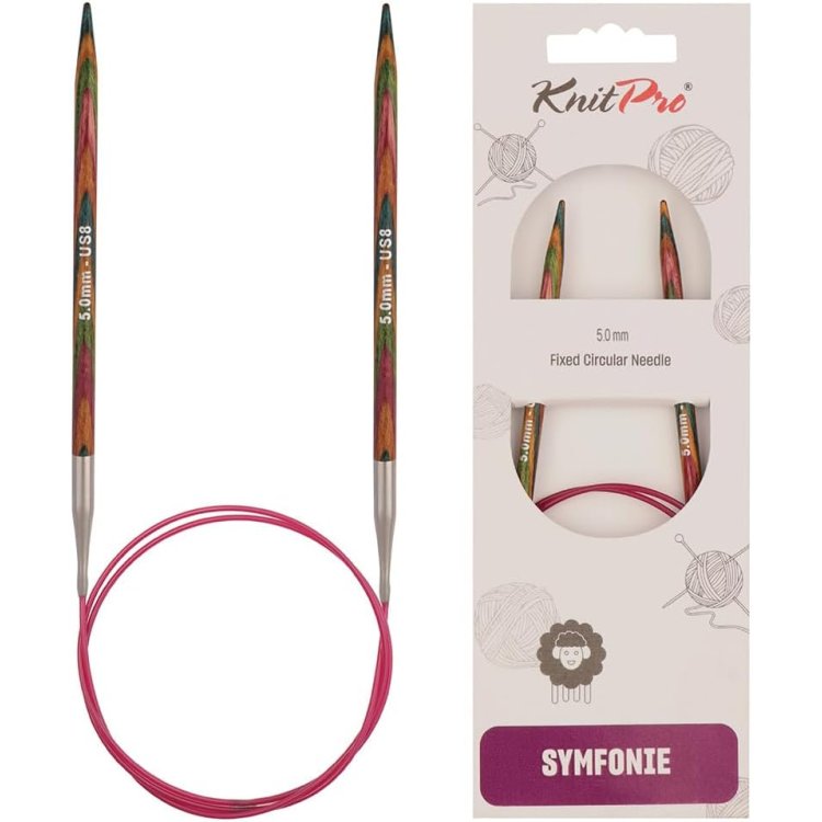 21324 Спиці кругові Symfonie Wood KintPro, 60 см, 5.00 мм - 1 21324 Спиці кругові Symfonie Wood KintPro, 60 см, 5.00 мм - 1