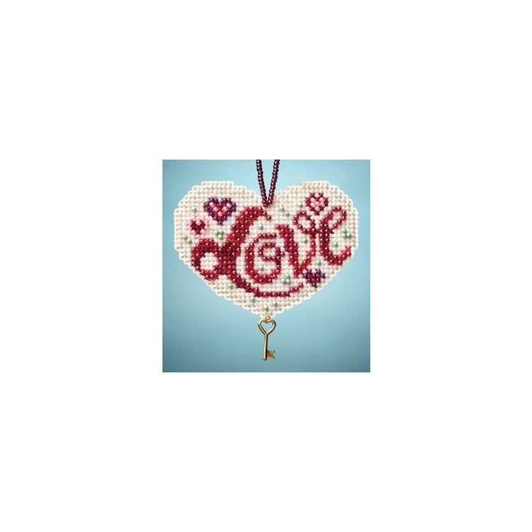 MH163106 Люблю. Набір для вишивки в змішаній техніці Mill Hill - 1