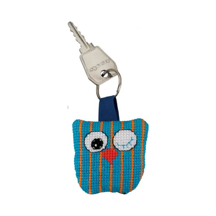11-6111 Брелок Сова. Набір для вишивання хрестом PERMIN - 1 11-6111 Брелок Сова. Набір для вишивання хрестом PERMIN - 1