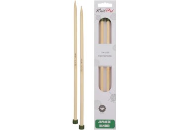 спицы для вязания 22363 Спицы прямые Bamboo KnitPro, 33 см, 7.00 мм