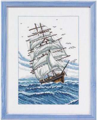 92-2137 Шхуна. Набор для вышивания крестом PERMIN - 1