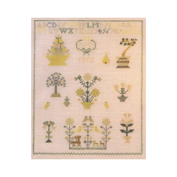 39-5302 Altes Land 1802. Набір для вишивання хрестом PERMIN - 1