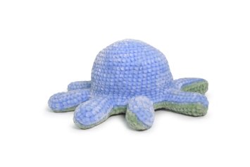 1 AMIGURUMI KIT - REVERSIBLE OCTOPUS Hydrangea &amp; Neo Mint. Набор для вязания игрушки - 3