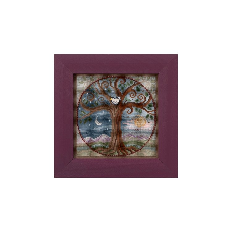 MH142023 Дерево жизни. Набор для вышивки в смешанной технике Mill Hill - 1