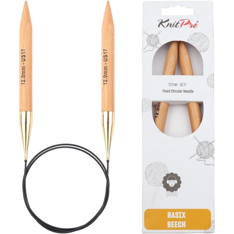 35338 Спиці кругові Basix KnitPro, 80 см, 12.00 мм - 1 35338 Спиці кругові Basix KnitPro, 80 см, 12.00 мм - 1