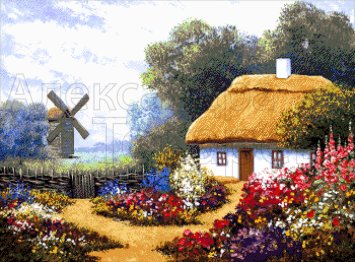 48-3008-НЦ Квіткова веселка. Набір для вишивки бісером ТМ Токарєва А. - 1