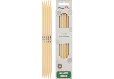 спицы для вязания 22110 Спицы носочные Bamboo KnitPro, 15 см, 5.00 мм