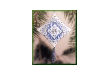 вышивка гладью MHTD24 Ледяная снежинка. Набор для вышивки в смешанной технике Mill Hill