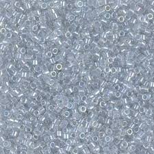 DB-1677 Бісер Miyuki Delica Beads 11/0 (прозорий райдужний сірий блідий) - 1 DB-1677 Бісер Miyuki Delica Beads 11/0 (прозорий райдужний сірий блідий) - 1