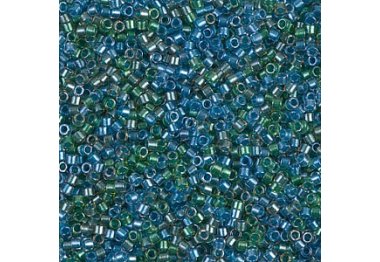  DB-985 Бісер Miyuki Delica Beads 11/0 (блискучий, синьо-зелений мікс)