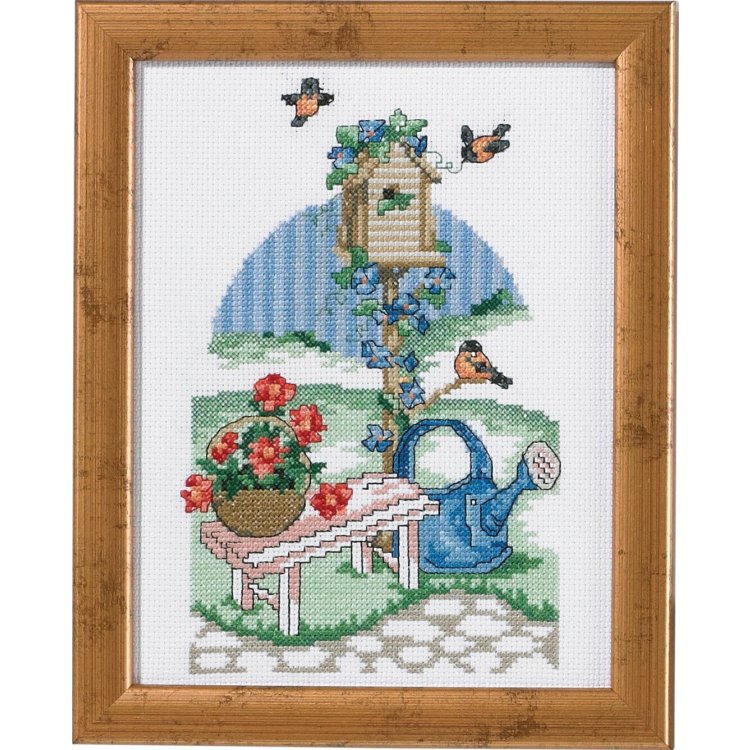 92-5307 Шпаківня (Nest box. Набір для вишивання хрестом PERMIN - 1