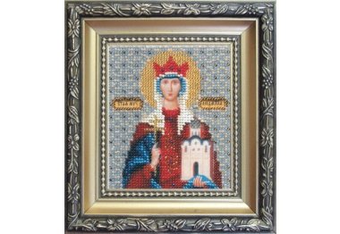  Б-1041 Икона святая мученица Людмила Набор для вышивки бисером