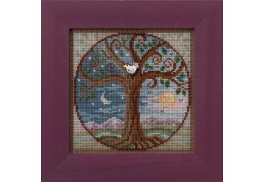 вышивка гладью MH142023 Дерево жизни. Набор для вышивки в смешанной технике Mill Hill