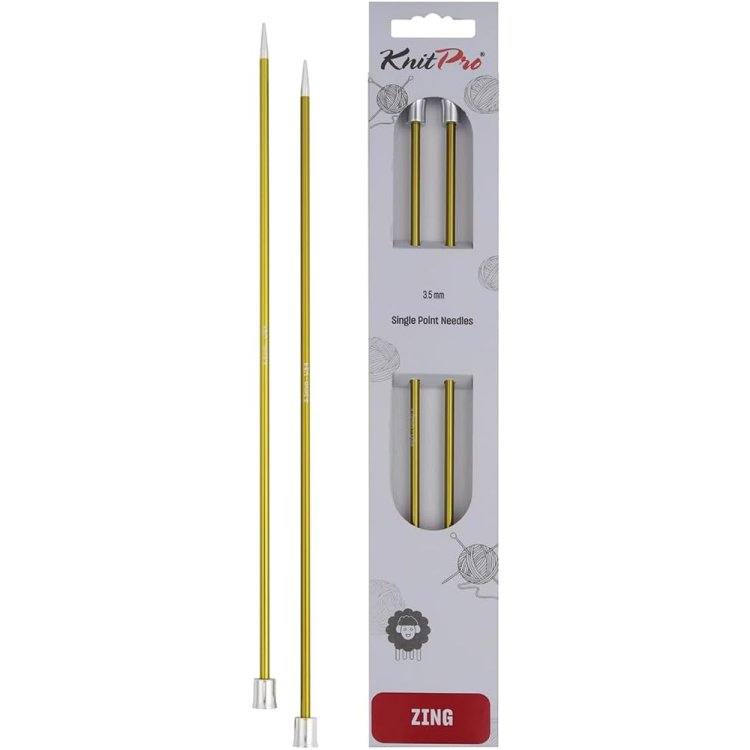 47297 Спицы прямые Zing KnitPro, 35 см, 3.50 мм - 1 47297 Спицы прямые Zing KnitPro, 35 см, 3.50 мм - 1