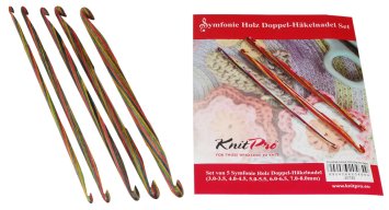 20730 Набір дерев`яних двосторонніх крючків для в`язання Symfonie Wood KnitPro - 2