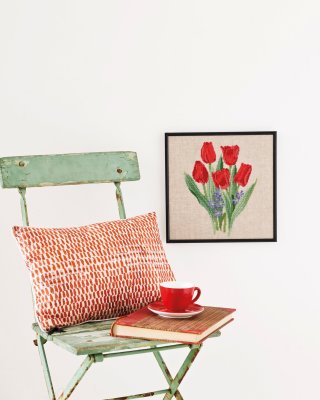 12-1452 Красные тюльпаны (Red tulips. Набор для вышивания крестом PERMIN - 1 12-1452 Красные тюльпаны (Red tulips. Набор для вышивания крестом PERMIN - 1