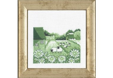  13-5434 Овечки. Набор для вышивания крестом PERMIN