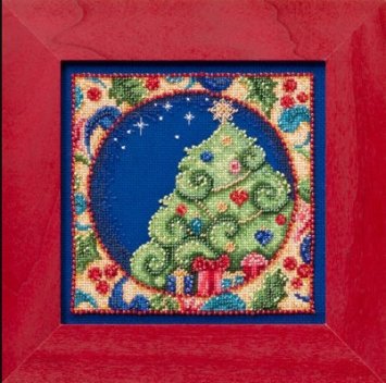 JS304104 Елка. Набор для вышивки в смешанной технике Mill Hill - 1