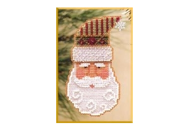 вишивка гладдю MHCSF15 Санта Клаус. Набір для вишивки в змішаній техниці Mill Hill